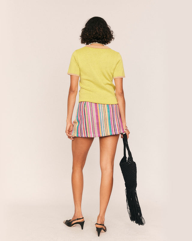 Summery Copenhagen Carrie Mini Skirt In Multi