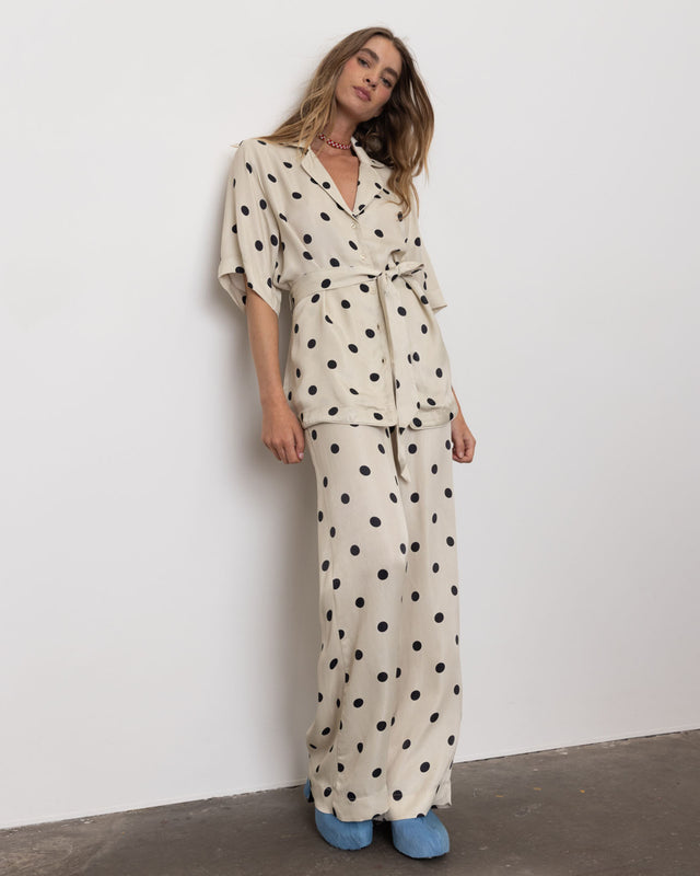 Summery Copenhagen DEA LOUNGE PANT IN WHITE