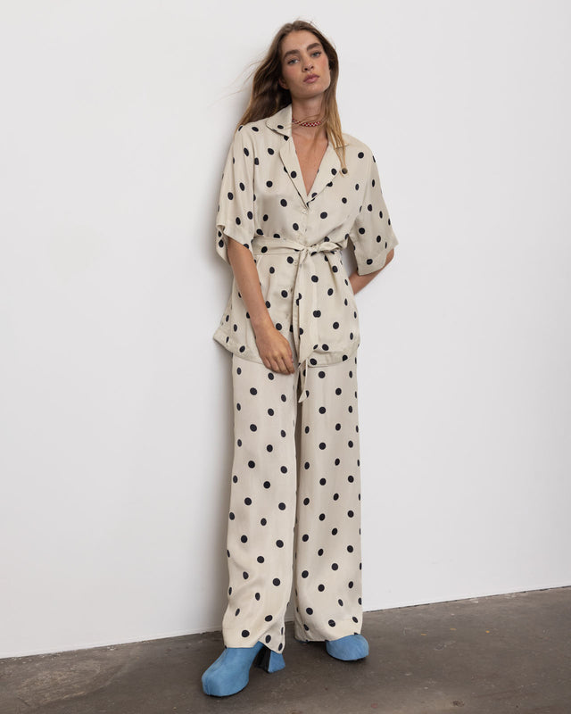 summery copenhagen DEA LOUNGE PANT IN WHITE