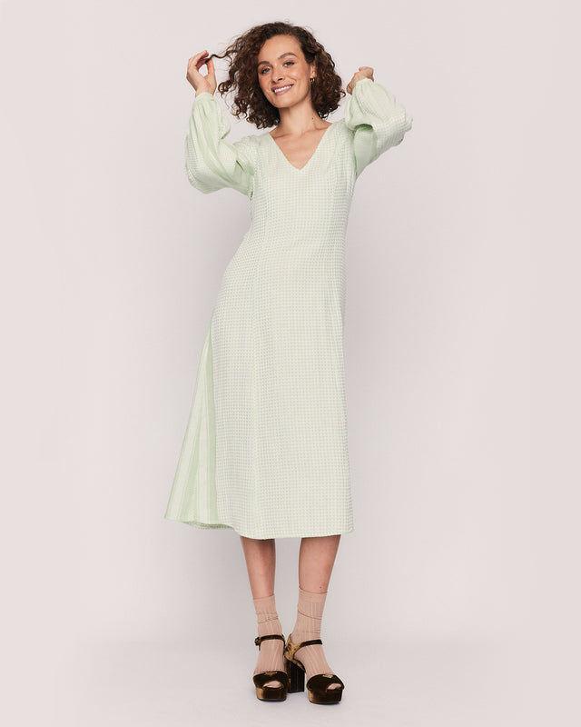 summery copenhagen FREYA LONG DRESS IN PRINT