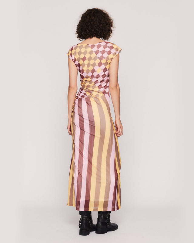 Summery Copenhagen IKE DRESS IN BARN RED