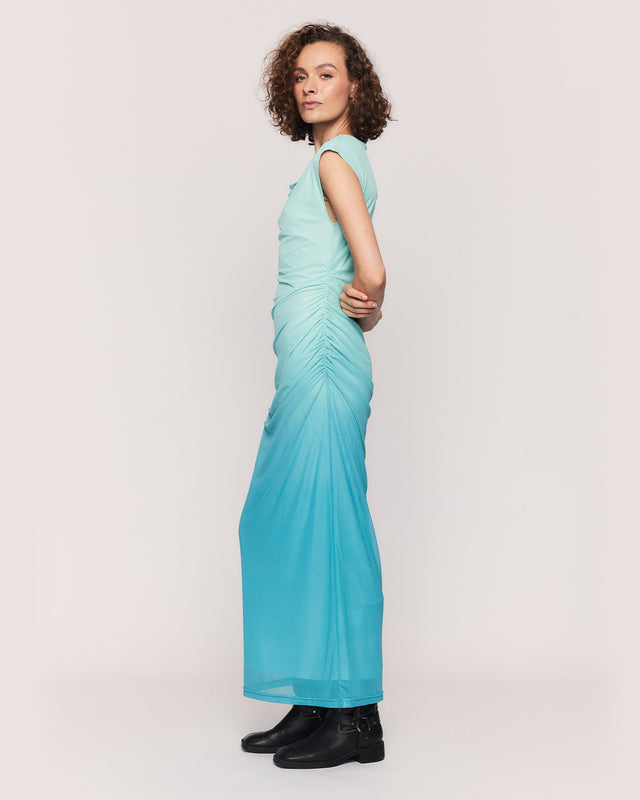 Summery Copenhagen LIM DRESS IN AQUA SPLASH