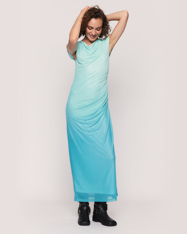 summery copenhagen LIM DRESS IN AQUA SPLASH