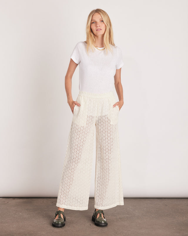 summery copenhagen LISA PANTS IN BUTTERMILK