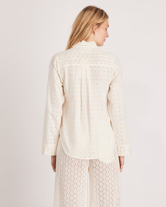 Summery Copenhagen LISA SHIRT IN BUTTERMILK