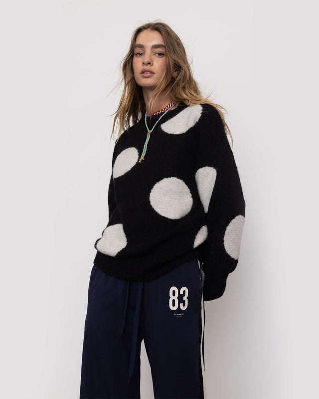 Summery Copenhagen MARIE DOT SWEATER IN SPOT