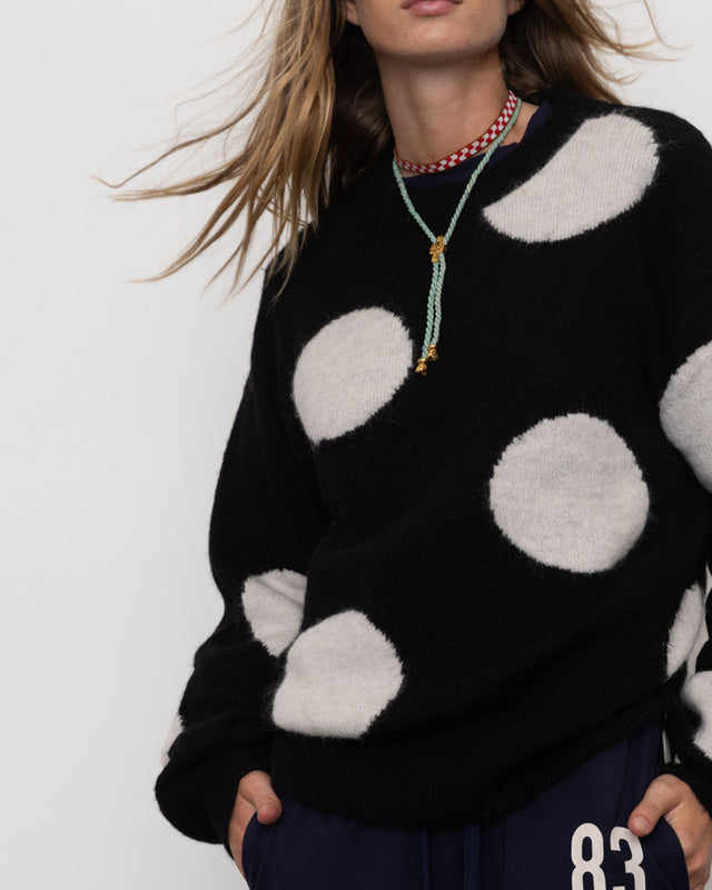 Summery Copenhagen MARIE DOT SWEATER IN SPOT