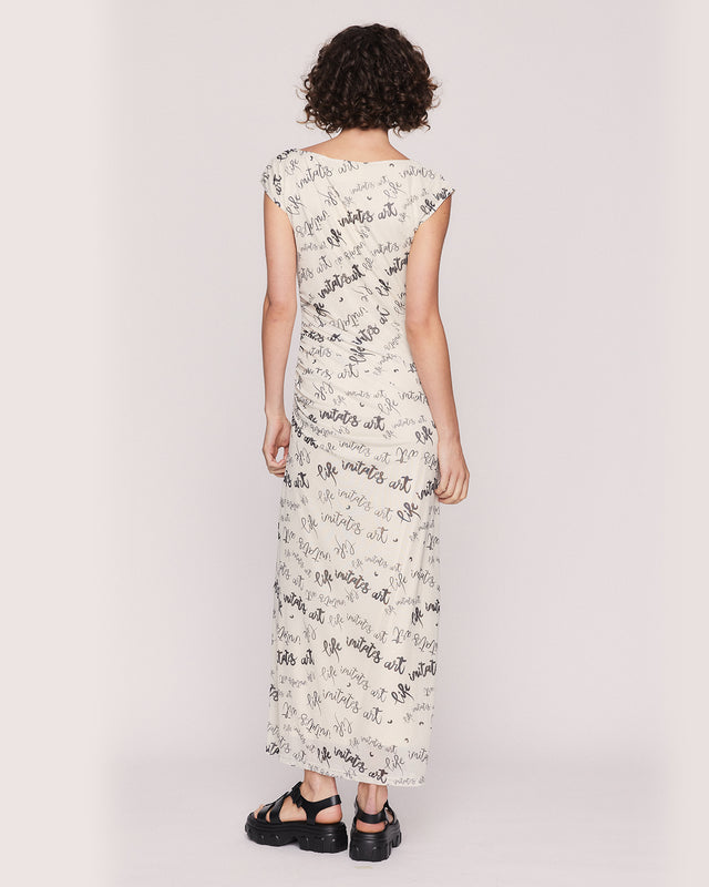 Summery Copenhagen MOLINA MESH MIDI IN CREAM