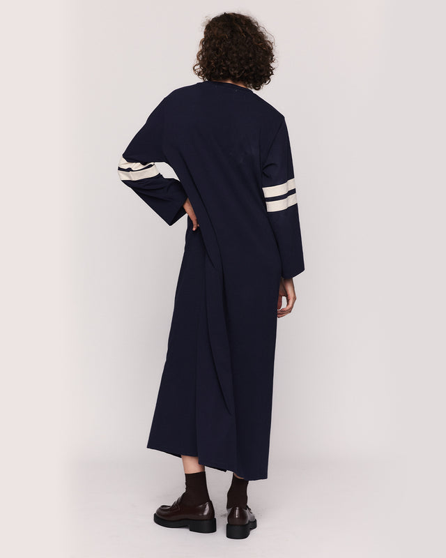 Summery Copenhagen SPORTY T-SHIRT DRESS IN NAVY