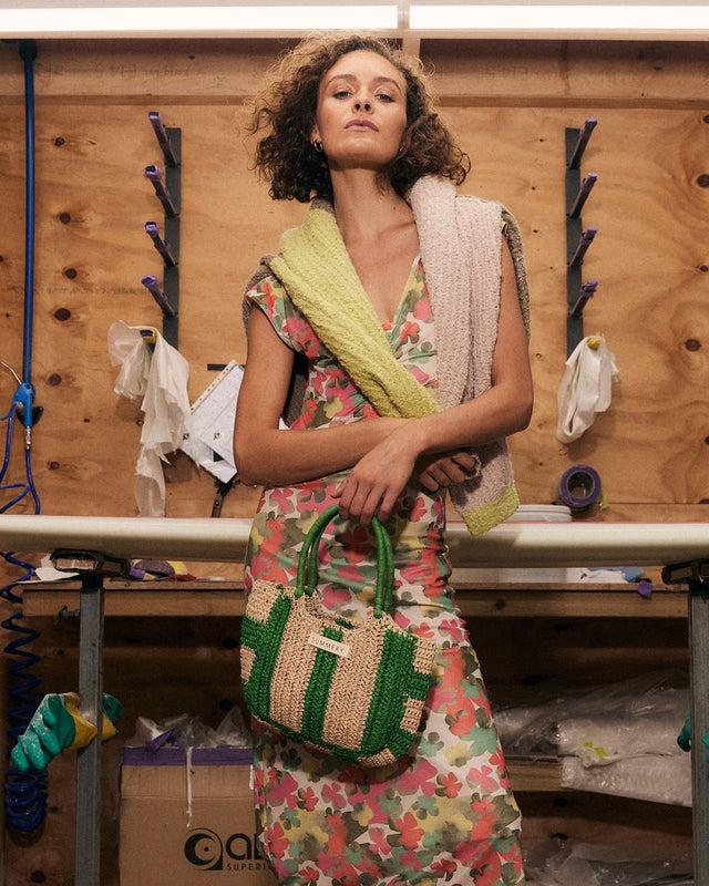 summery copenhagen VADA SHOULDER BAG IN GREEN