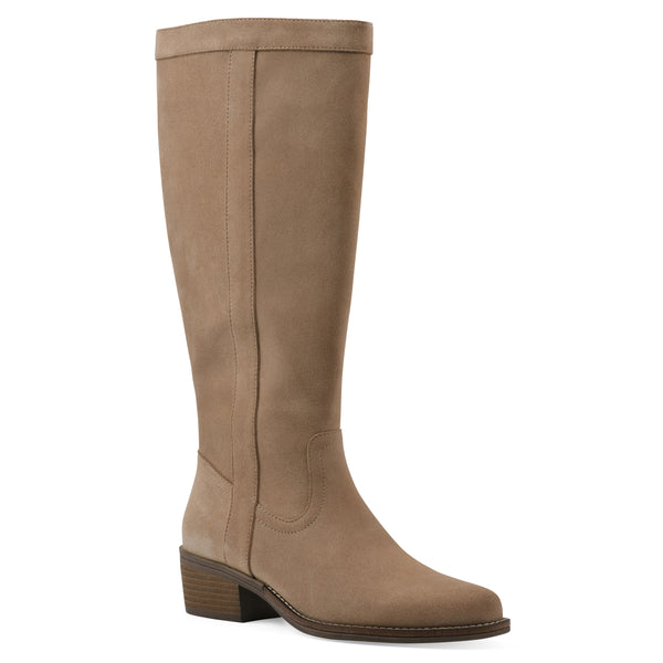 summit by white mountain Altitude Tall Boot - Beachwood Suede