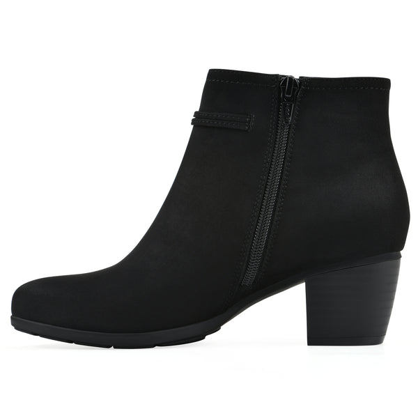 Summit By White Mountain Angelo Bootie - Black Fabric