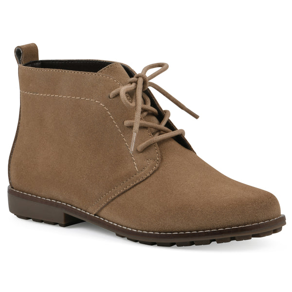 summit by white mountain Auburn Bootie - Natural Suede