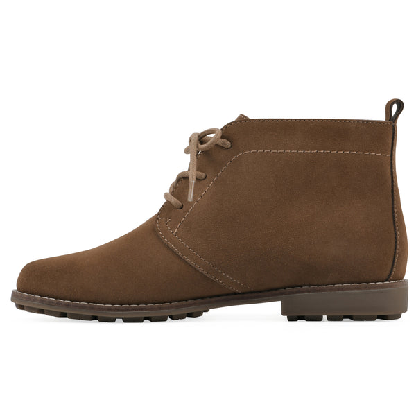 Summit By White Mountain Auburn Bootie - New Chestnut Suede