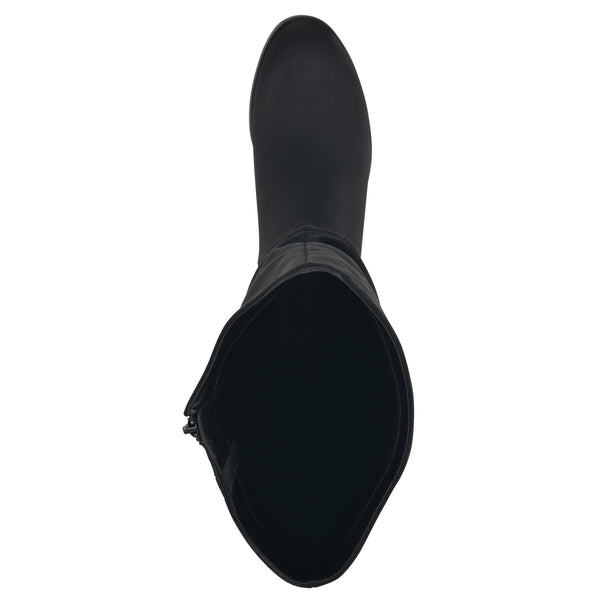 Summit By White Mountain Barnes Tall Boot - Black Fabric