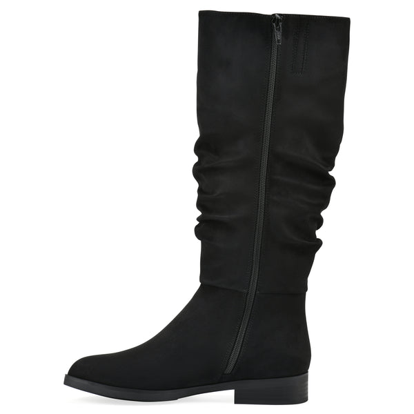 Summit By White Mountain Barnes Tall Boot - Black Fabric