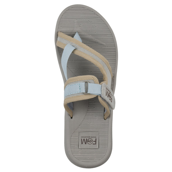 Summit By White Mountain Basket Recovery Sandal - Blue Raspberry And Sandalwood Fabric