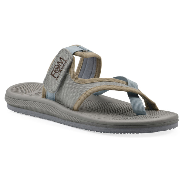 summit by white mountain Basket Recovery Sandal - Blue Raspberry and Sandalwood Fabric