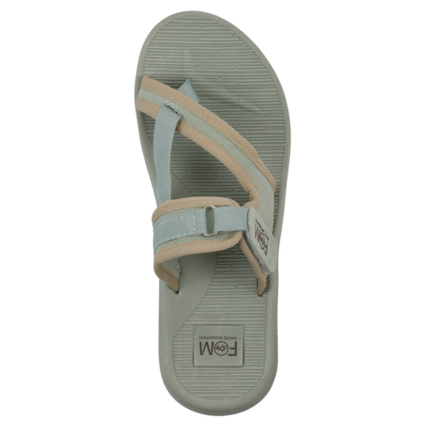 Summit By White Mountain Basket Recovery Sandal - Sage And Sandalwood Fabric