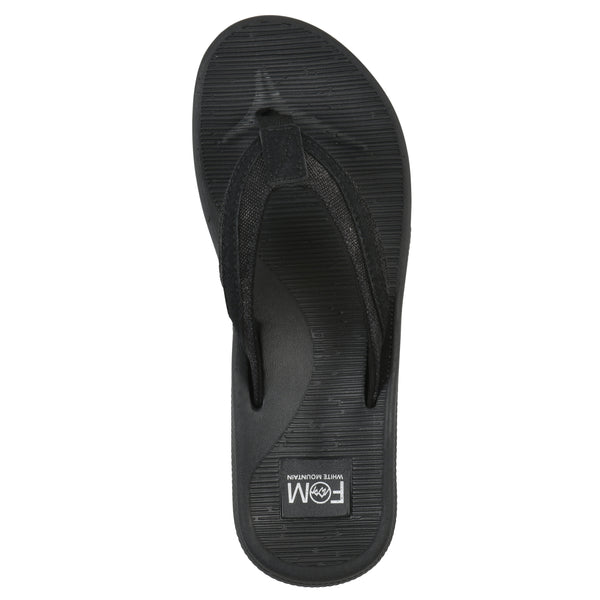 Summit By White Mountain Bays Recovery Sandal - Black Fabric
