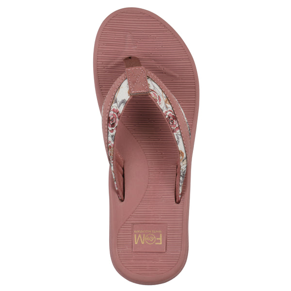 Summit By White Mountain Bays Recovery Sandal - Blush Floral Print