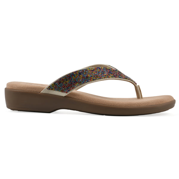 Summit By White Mountain Becharm Sandal - Multi Fabric
