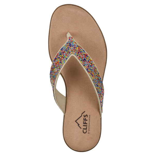 Summit By White Mountain Becharm Sandal - Multi Fabric