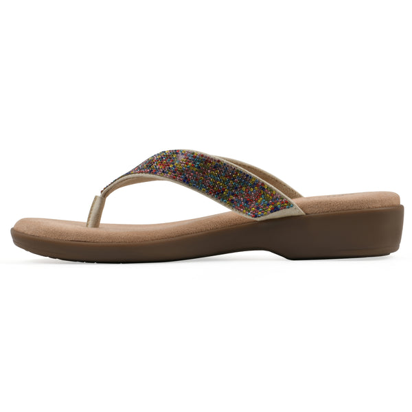 Summit By White Mountain Becharm Sandal - Multi Fabric