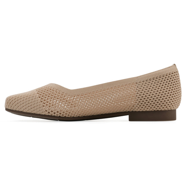 Summit By White Mountain Beslee Ballet Flat - Natural Fabric