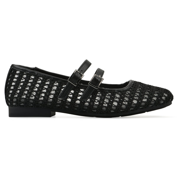 Summit By White Mountain Besnik Ballet Flat - Black Fabric