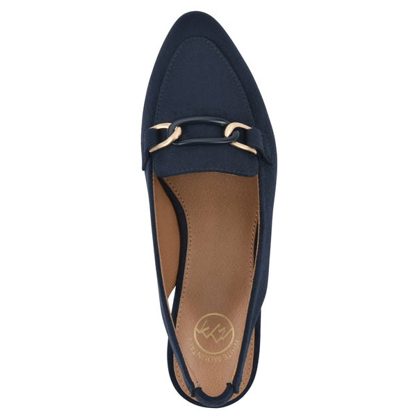 Summit By White Mountain Boreal Slingback Heel - Navy Fabric