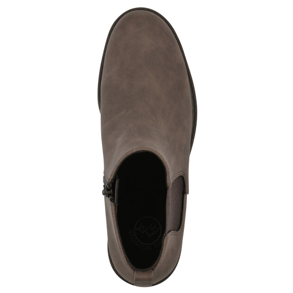 Summit By White Mountain Caching Bootie - Brown Faux Leather