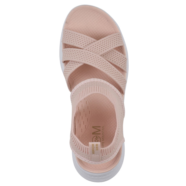 Summit By White Mountain Charry Recovery Sandal - Mauve Fabric