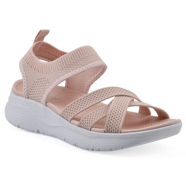 summit by white mountain Charry Recovery Sandal - Mauve Fabric