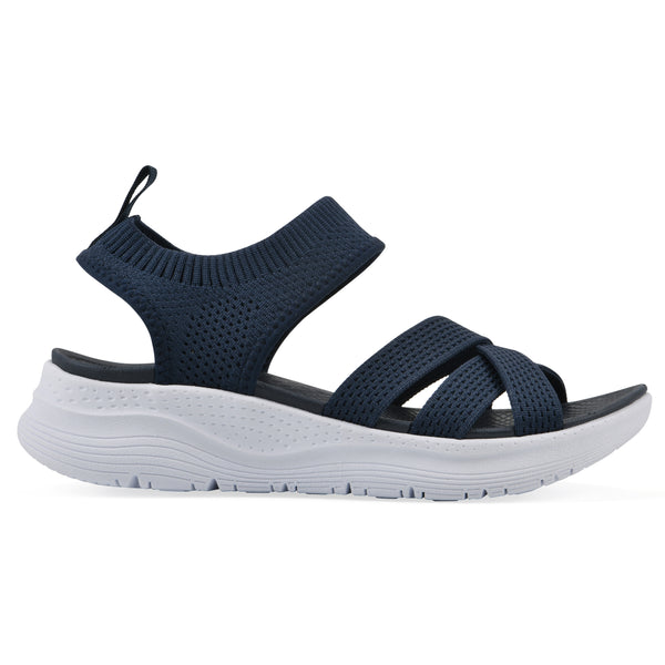 Summit By White Mountain Charry Recovery Sandal - Navy Fabric