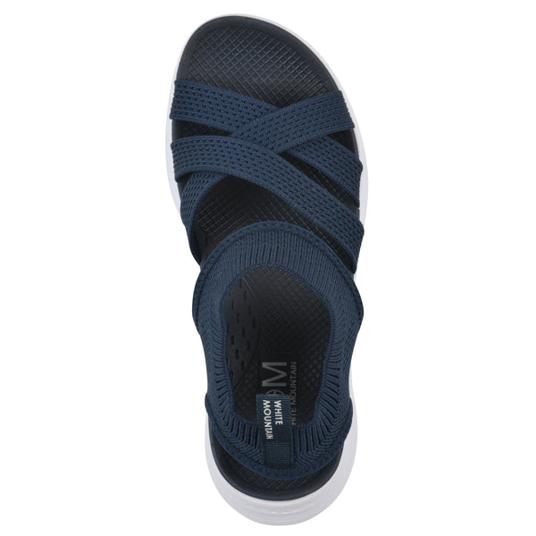 Summit By White Mountain Charry Recovery Sandal - Navy Fabric