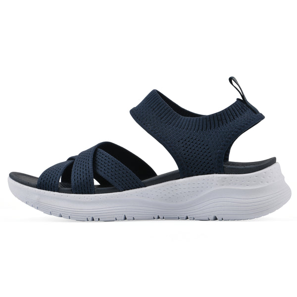 Summit By White Mountain Charry Recovery Sandal - Navy Fabric