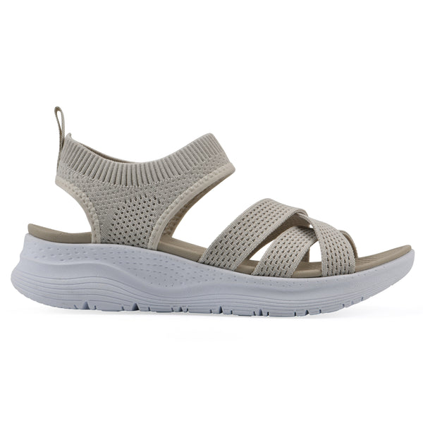 Summit By White Mountain Charry Recovery Sandal - Taupe Fabric
