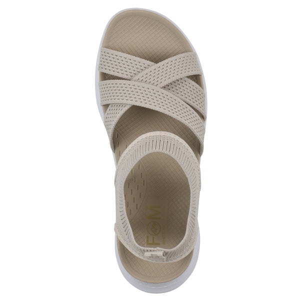 Summit By White Mountain Charry Recovery Sandal - Taupe Fabric