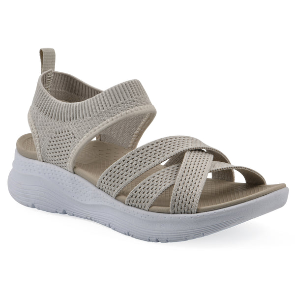 summit by white mountain Charry Recovery Sandal - Taupe Fabric