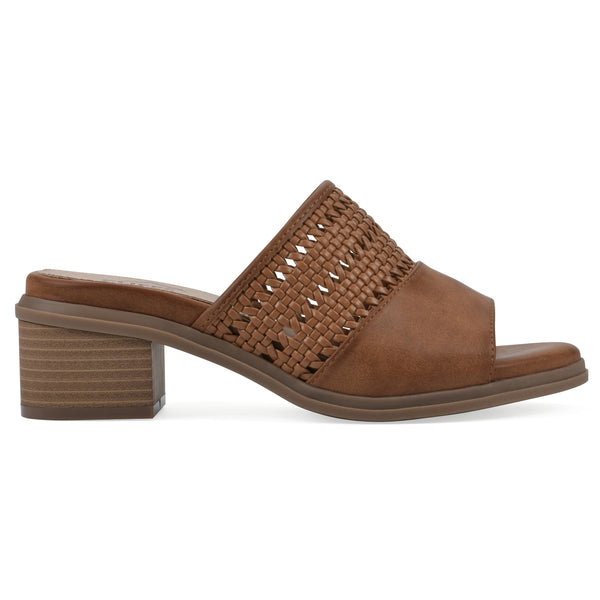 Summit By White Mountain Corley Heeled Sandal - Whiskey