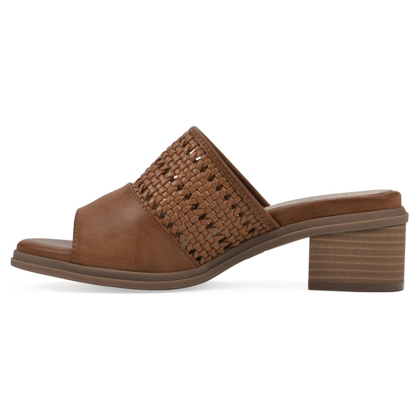 Summit By White Mountain Corley Heeled Sandal - Whiskey