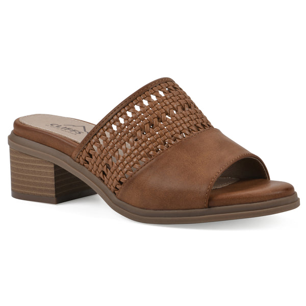 summit by white mountain Corley Heeled Sandal - Whiskey