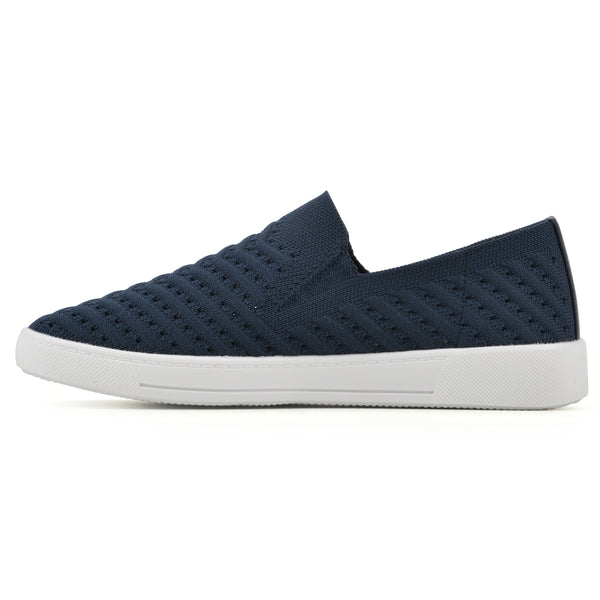 Summit By White Mountain Courage Sneaker - Navy Fabric