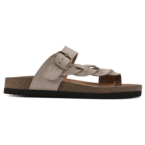 Summit By White Mountain Crawford Footbeds Sandal - Sandal Wood Suede