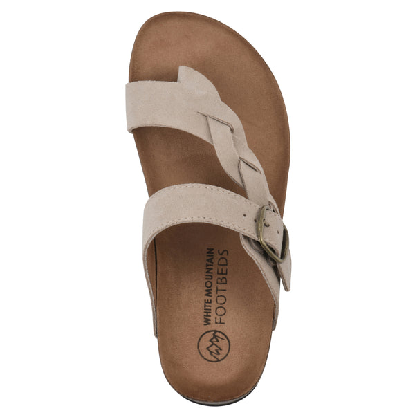 Summit By White Mountain Crawford Footbeds Sandal - Sandal Wood Suede