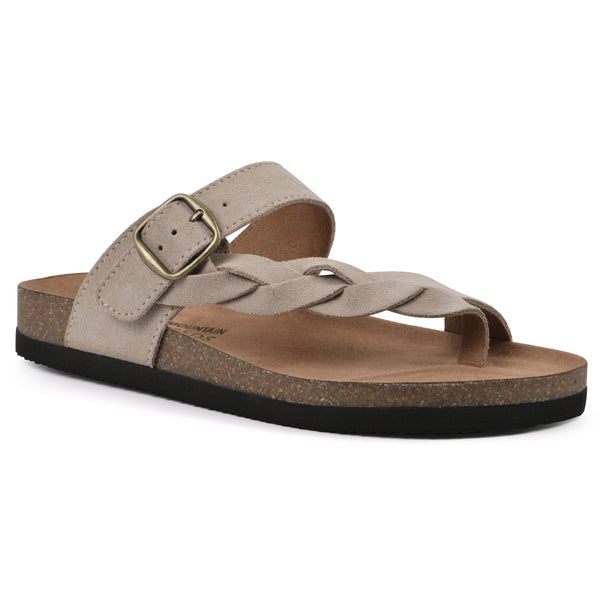 summit by white mountain Crawford Footbeds Sandal - Sandal Wood Suede