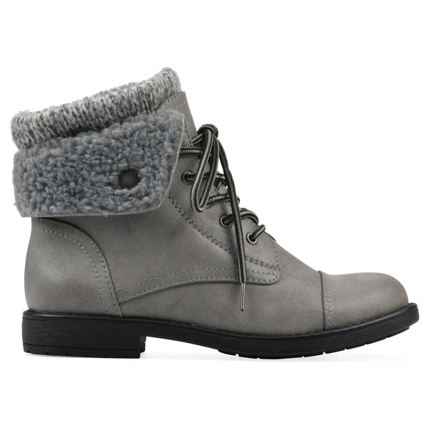 Summit By White Mountain Duena Bootie - Light Grey Multi