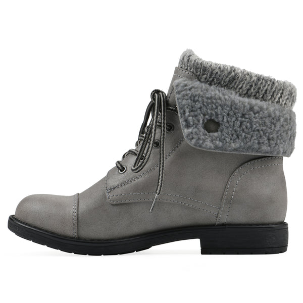 Summit By White Mountain Duena Bootie - Light Grey Multi