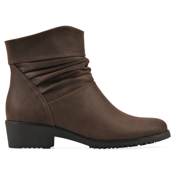 Summit By White Mountain Durbon Bootie - Brown Fabric